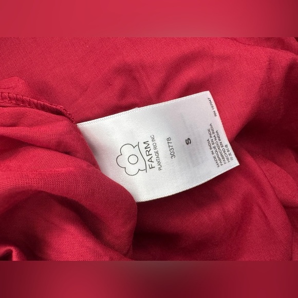 FARM Rio Red Mystic Night Midi Dress In Mystic Night size small - Picture 13 of 16